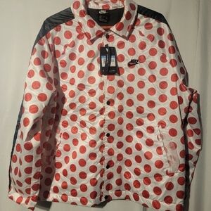 Nike Sportswear JDI Synthetic Fill Print Polka Dot Jacket Size Medium BV5539-657